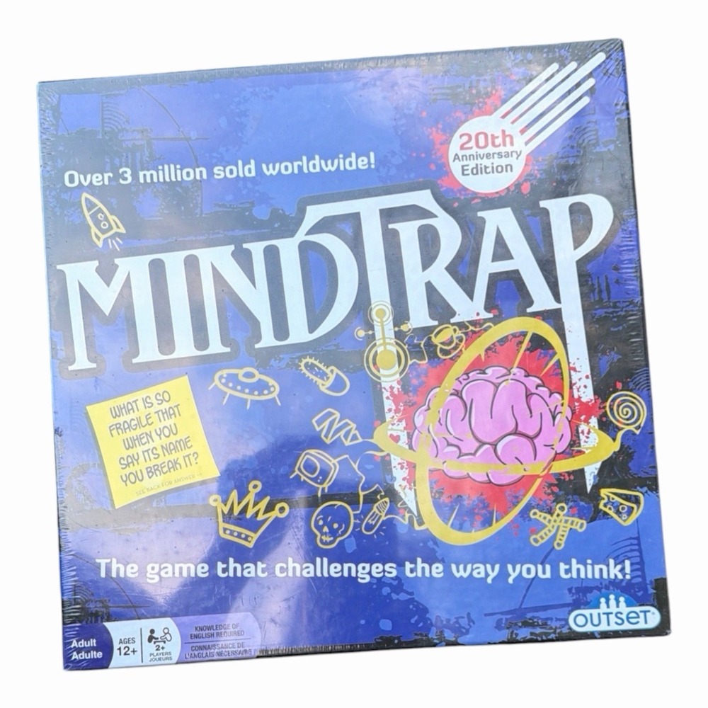MindTrap 20th Anniversary Edition Board Game by Outset Media New Sealed